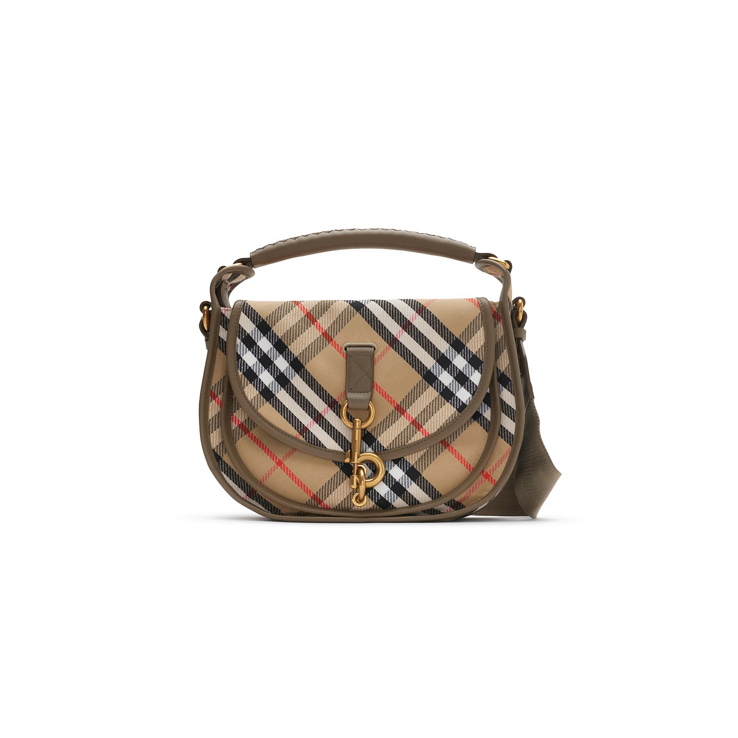 Bv*b*rry small b-shaped snap messenger bag 81081201 (27.5*19*11cm)